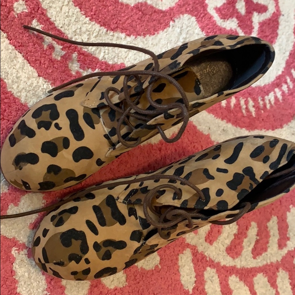 Cheetah booties